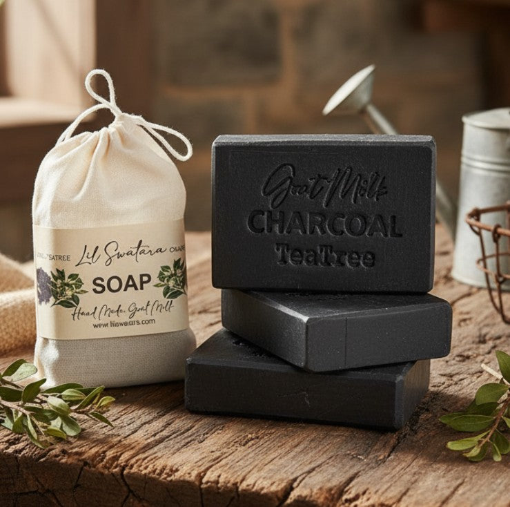 Charcoal Tea Tree Goat Milk Soap Stamp – Lil Swatara’s Rustic Designs - Lil Swatara SOAP LLC