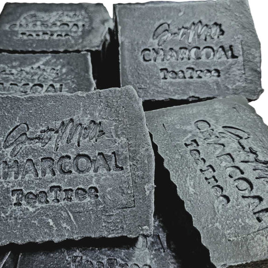 Charcoal Tea Tree Goat Milk Soap Stamp – Lil Swatara’s Rustic Designs 