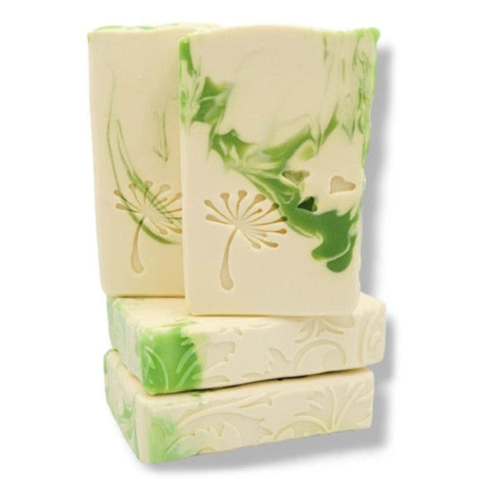 Dandelion Hearts soap stamp Holiday Valentines, herbal botanical Lil Swatara