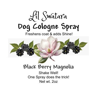 Dog Cologne Spray - Freshener & Shine Enhancer - Lil Swatara SOAP LLC