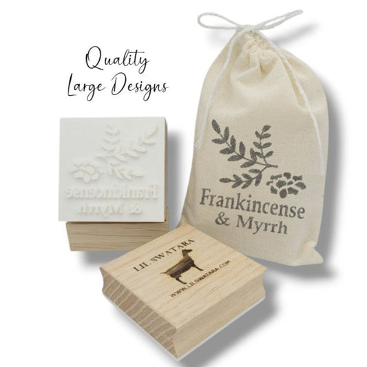 Frankincense Soap Stamp Myrrh Herb Essential Oil Lil Swatara
