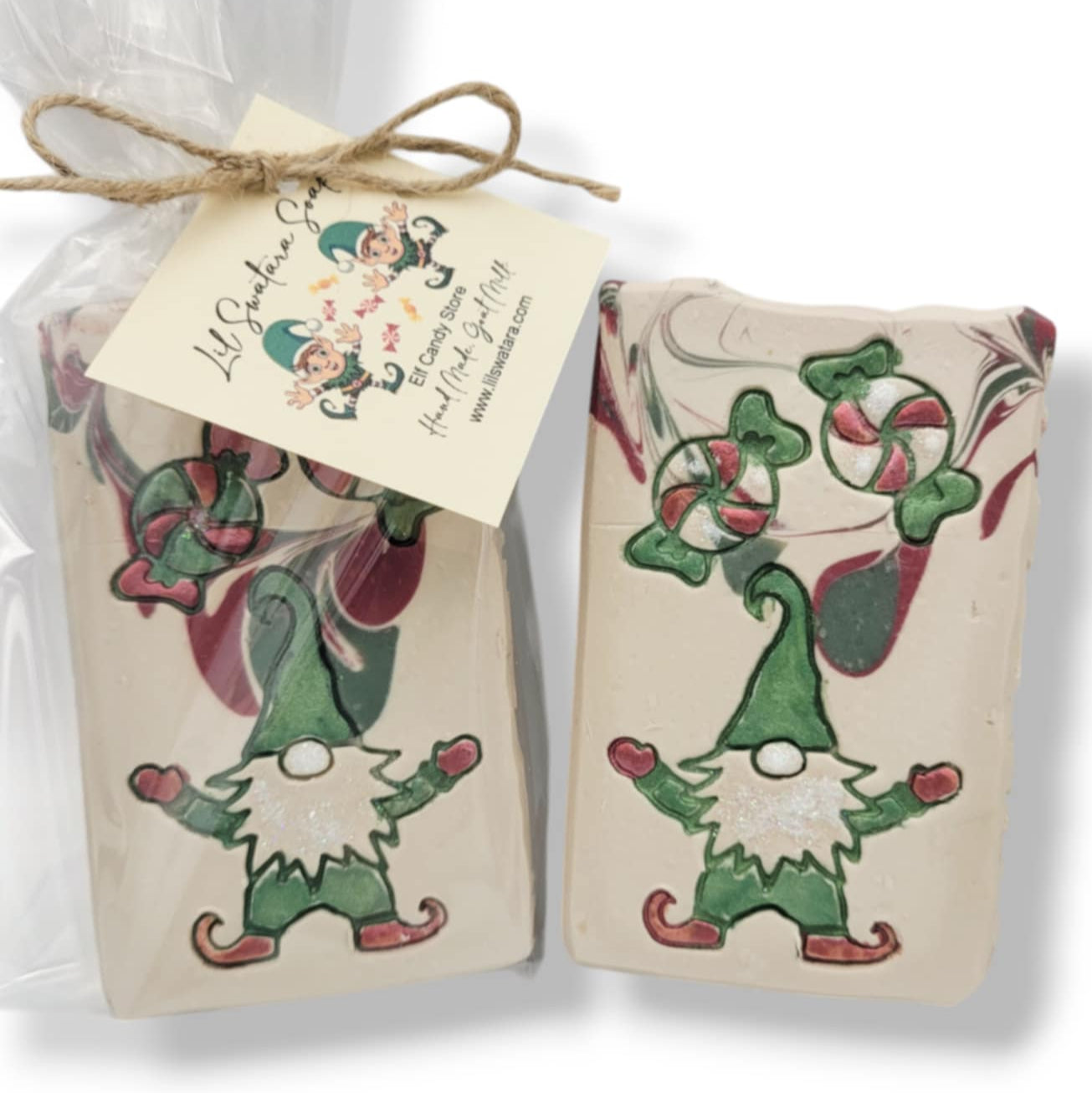 Gnome Elf Christmas Holiday Soap Stamp - Whimsical Magic for Your Handmade Soaps