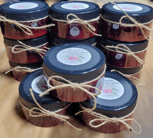 Goat Milk Face Cream - Gentle Formula for Sensitive Skin - Lil Swatara SOAP LLC