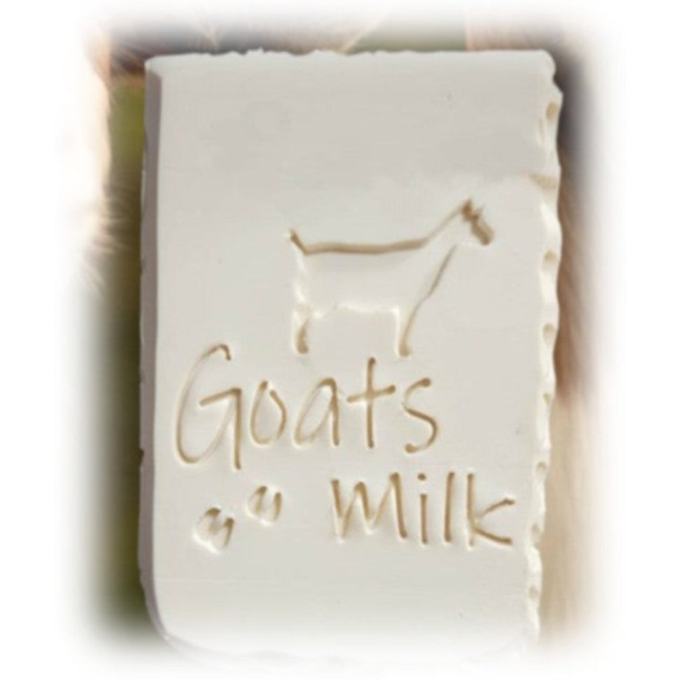 Goat Milk with hoof prints soap stamp Lil Swatara