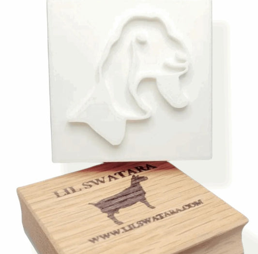 Goat nubian soap stamp farm animals lil swatara