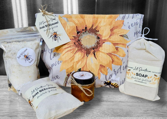 Just BEEcause Spa Gift Set - Goat Milk Soap & Face Cream - Lil Swatara SOAP LLC