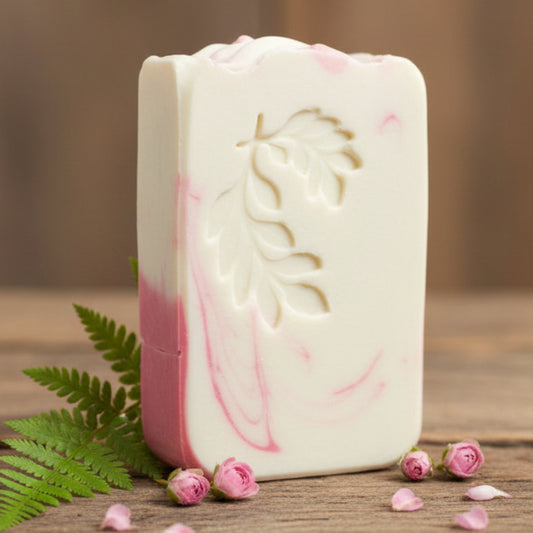 LARGE SOAP STAMP – Fern Botanical Nature Design creates crisp botanical fern impressions for nature‑inspired handmade soaps.
