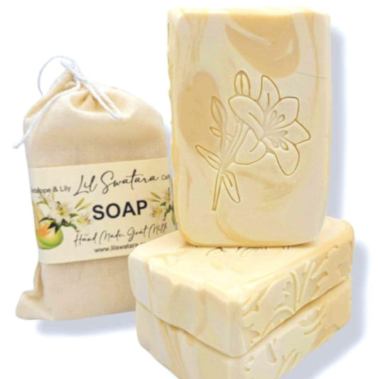 Lily Flower Soap Stamp 57x42mm - Professional Wood Base Design  Lil Swatara