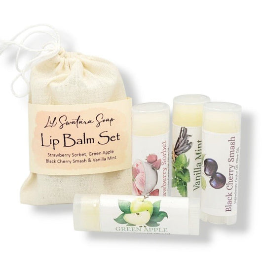 Natural Beeswax Lip Balms – Nourishing Lip Care - Lil Swatara SOAP LLC