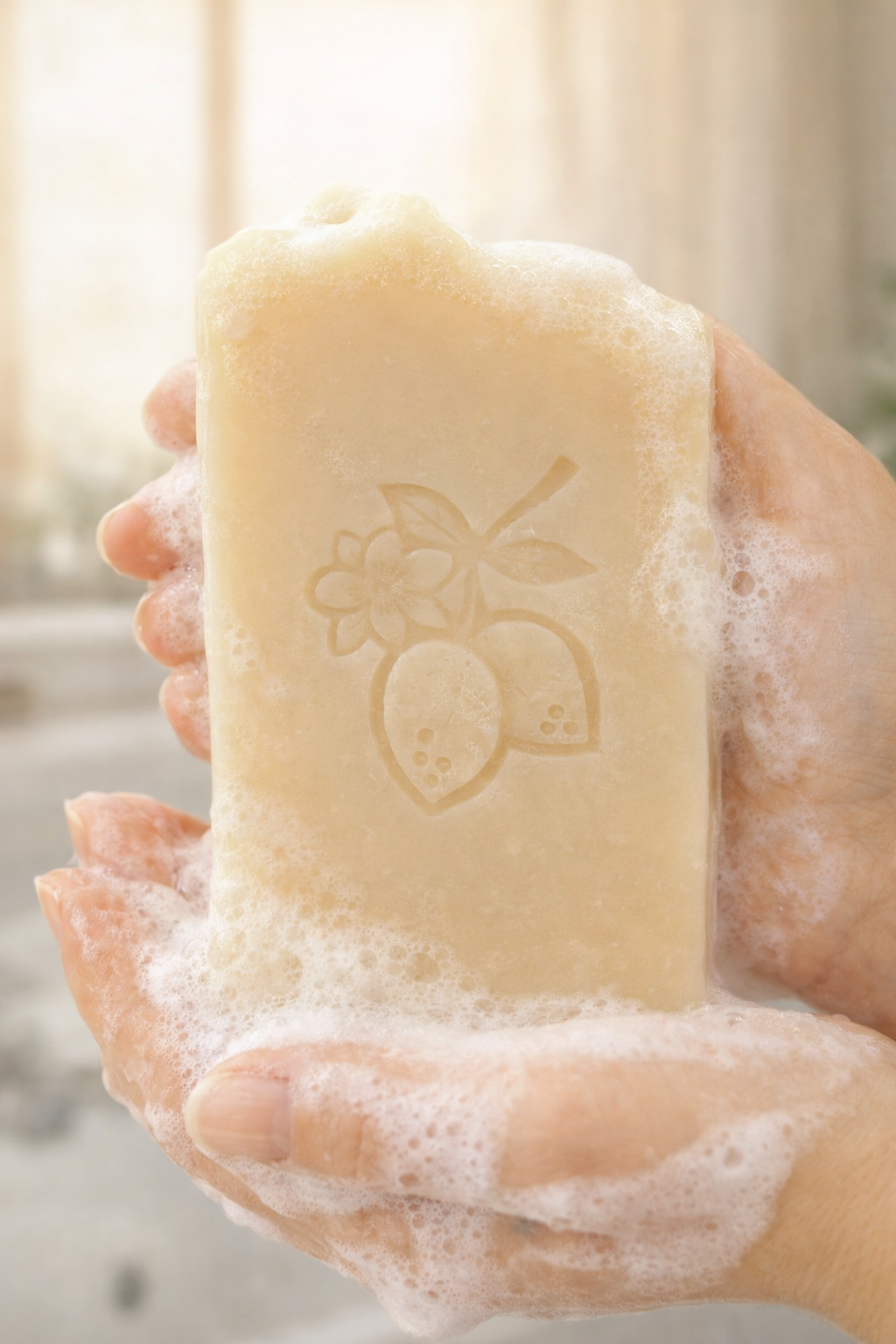 Natural Litsea Lemon Verbena goat milk tallow soap bar – XL 6oz creamy gentle handmade soap – Lil Swatara Soap