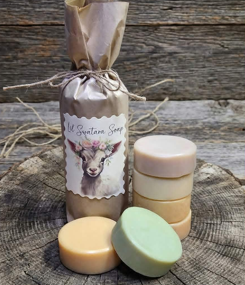 Goat Milk Soap Puck Sets – Hand‑Friendly - Everyday Bars (Assorted Scents)