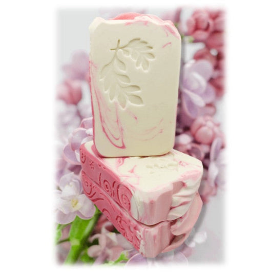 Nature Ferns Greens Large soap stamp handmade soap bar Lil Swatara

