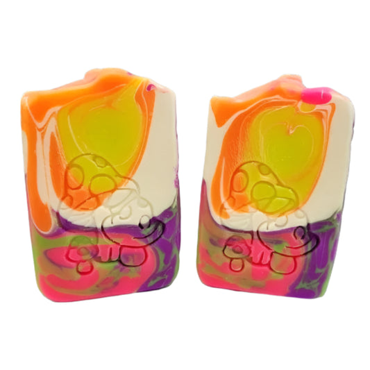 Nature Mushrooms soap stamp handmade soap bar Lil Swatara
