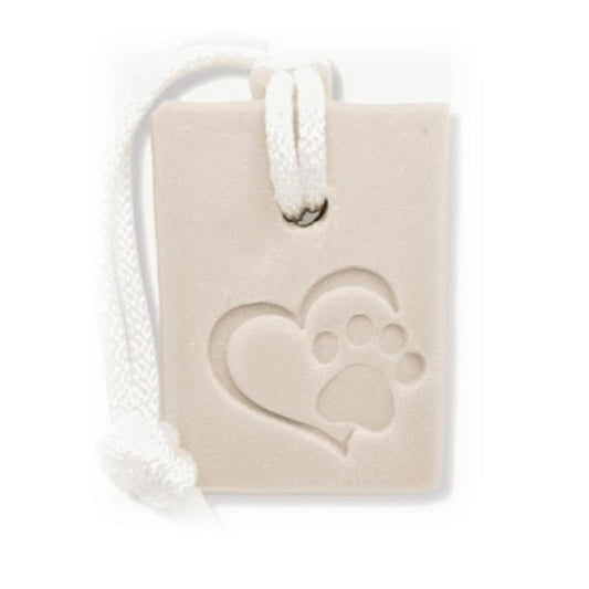 Paw in Heart soap stamp handmade soap bar Lil Swatara