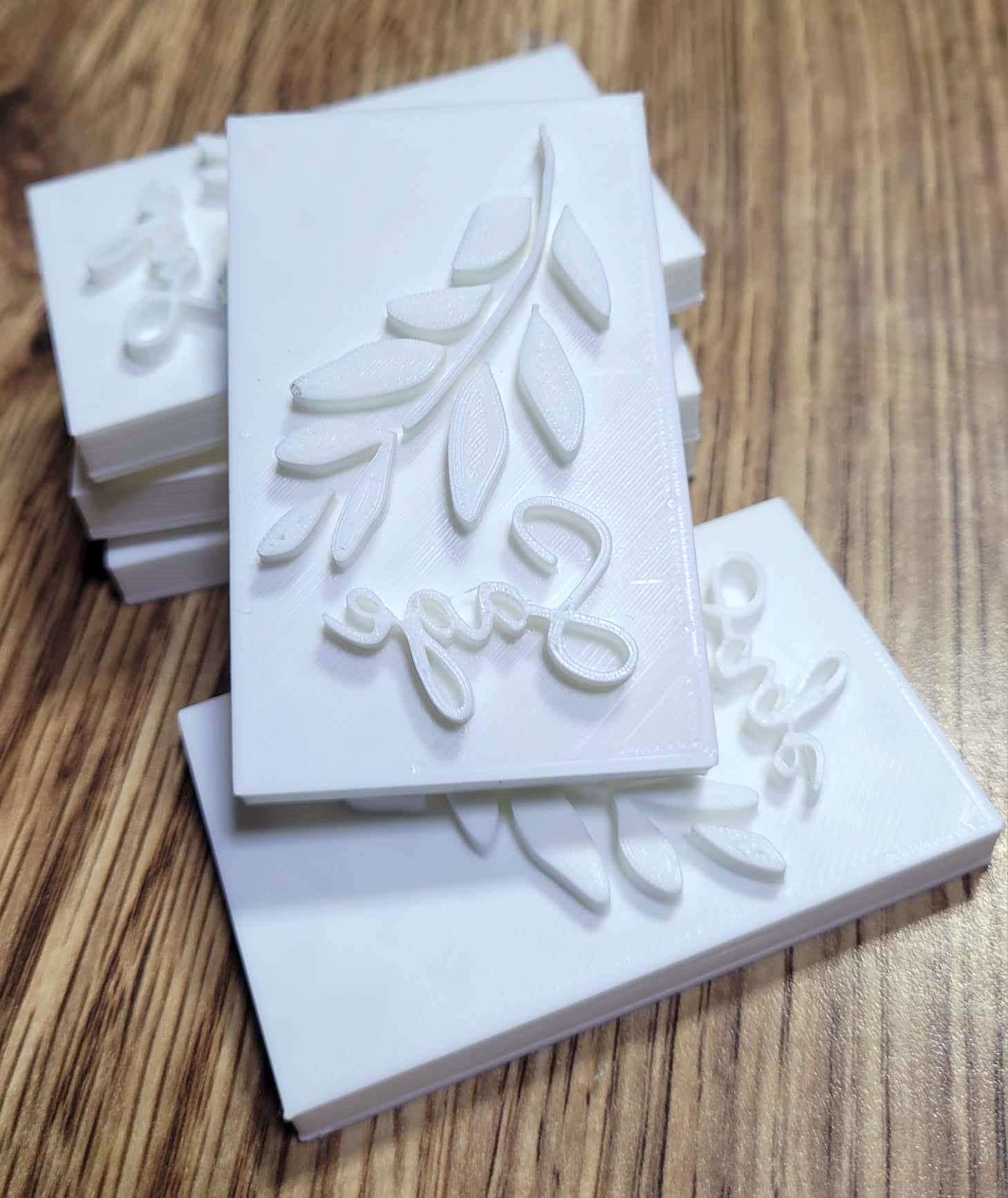 Sage Word and Sage Sprig Soap Stamp - Lil Swatara's Rustic Designs - Lil Swatara SOAP LLC