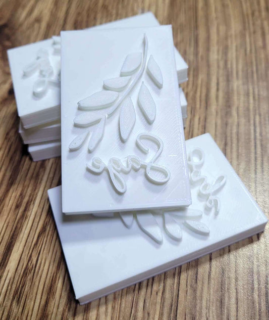 Sage Word and Sage Sprig Soap Stamp - Lil Swatara's Rustic Designs - Lil Swatara SOAP LLC