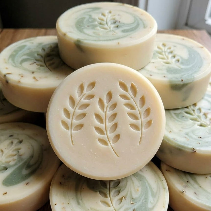 SOAP STAMP – Fern Botanical Nature Design creates crisp botanical fern impressions for nature‑inspired handmade soaps.
