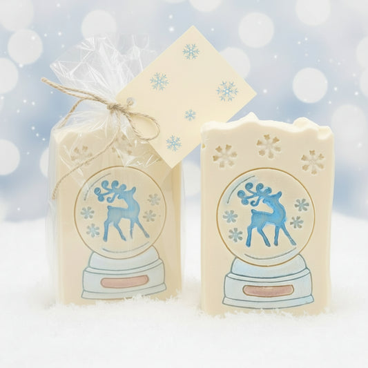 Snow Globe Soap Stamp – winter Christmas holiday Lil Swatara’