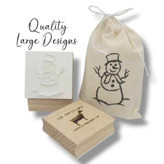 Snowman Soap Stamp - Winter Magic Christmas Lil Swatara