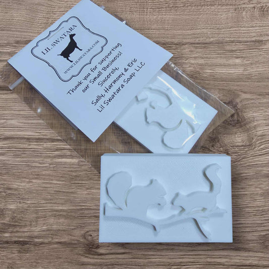 Squirrels Soap Stamp Woodland Forest Nature Lil Swatara
