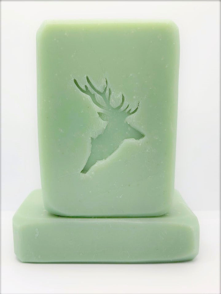 Animal Deer Stag Head Buck soap stamp handmade soap bar Lil Swatara
