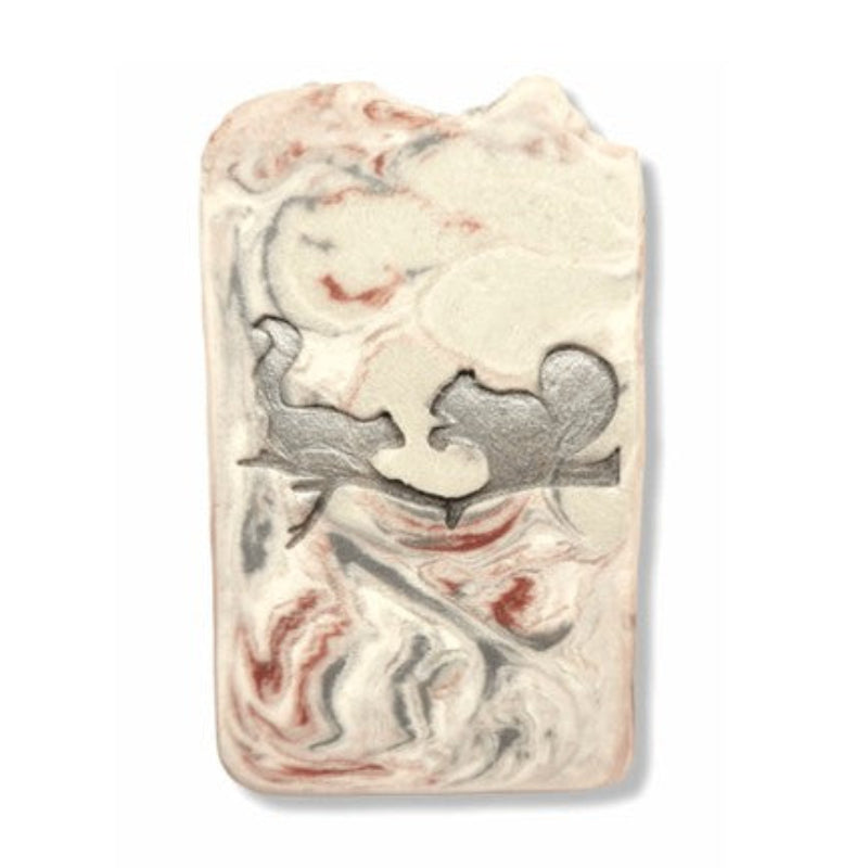 Squirrels Woodland Forest soap stamp handmade soap bar Lil Swatara
