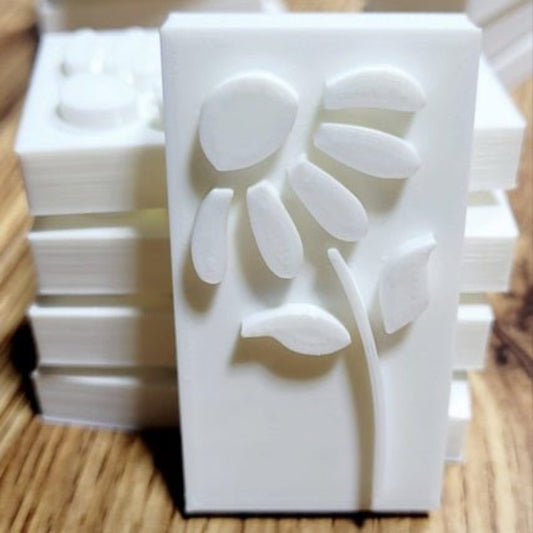  Sunflower fall flower soap stamp handmade soap bar Lil Swatara