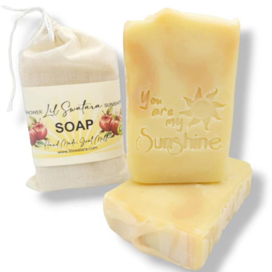 Sunshine You Are My Sunshine soap stamp handmade soap bar Lil Swatara