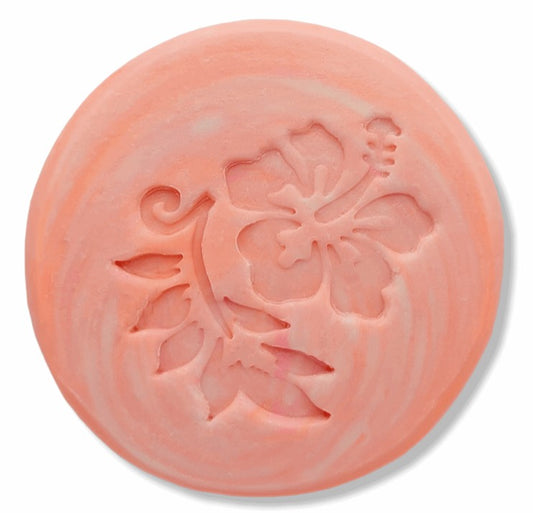tropical Hibiscus beach flower soap stamp lil swatara