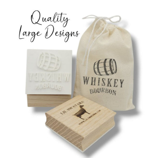Whiskey Barrel soap stamp bourbon lil swatara
